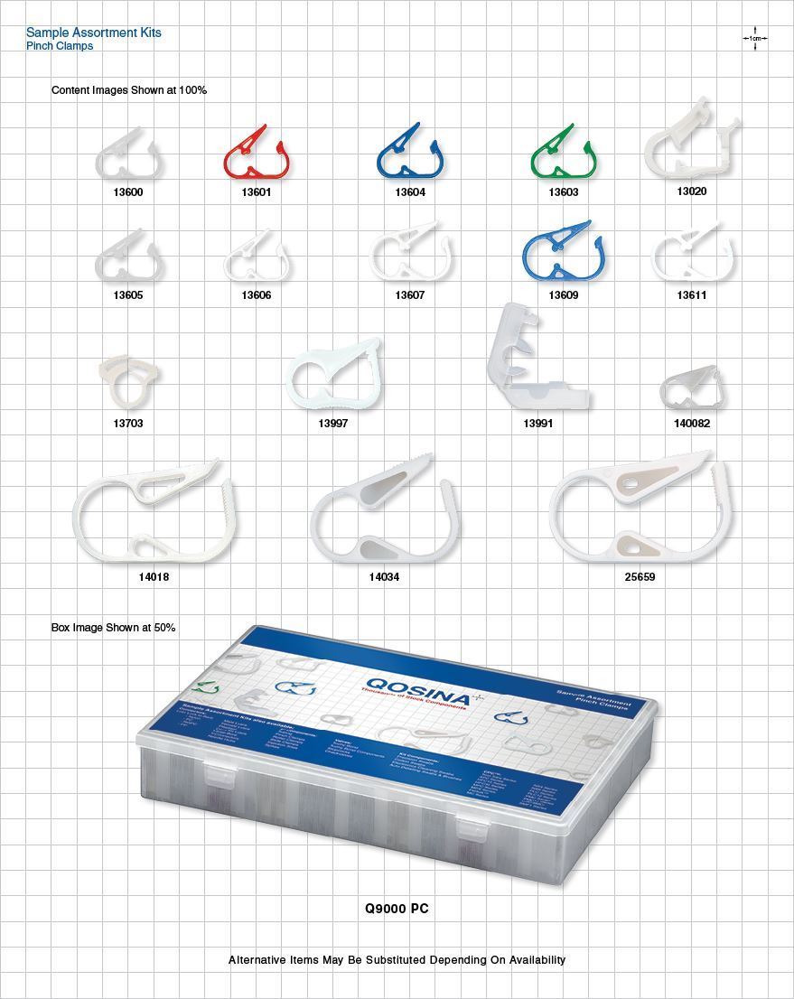 Pinch Clamps Sample Kit
